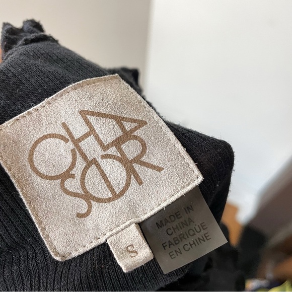 Chaser Black Ruffle Racerback Tank Top | Small - Picture 6 of 6